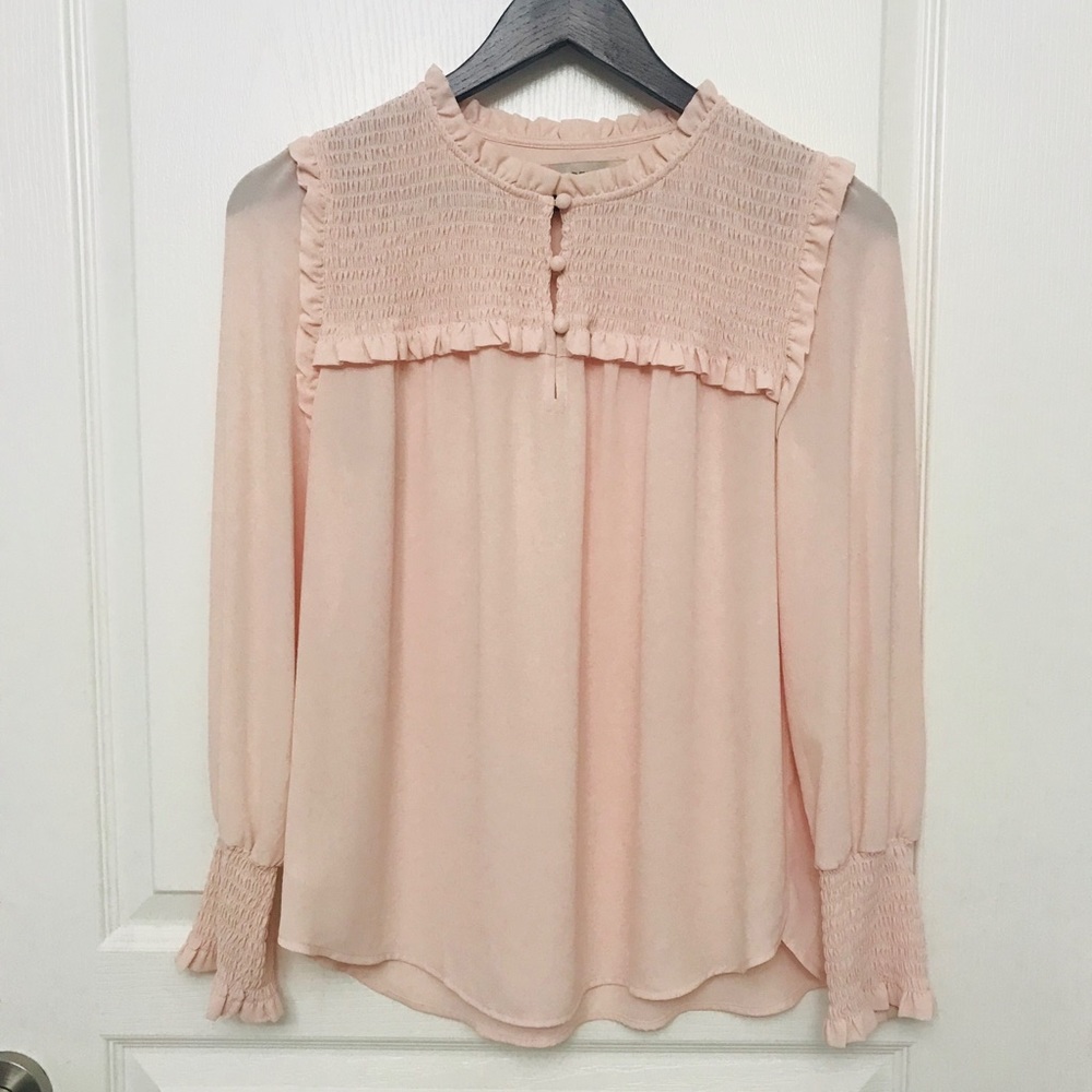 Dreamy Blush Pink Blouse